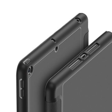 Dux Ducis Tablet-Hülle Buch Tasche Hartschale mit Smart Sleep Standfunktion für Apple iPad 10.2" (2021) Tablet Hülle Schutzhülle Schwarz