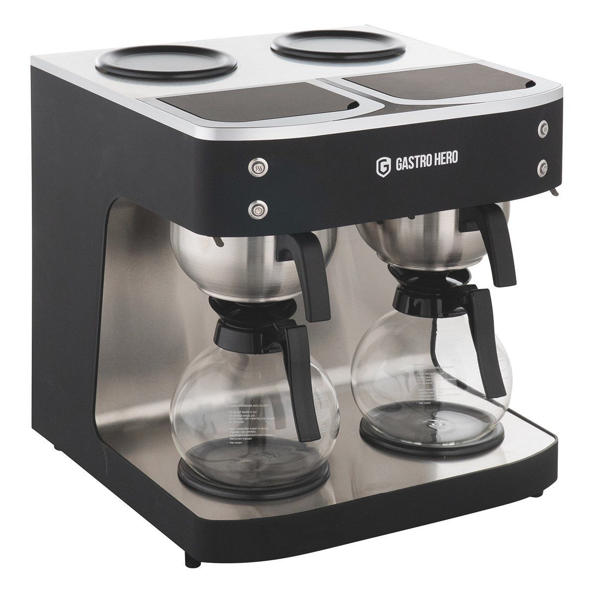 GastroHero Filterkaffeemaschine Filterkaffeemaschine – 2x 2 Liter - Gastronomie & Büro