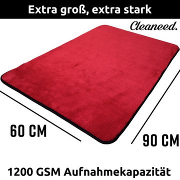 Cleaneed Trockentuch [90x60cm - 1200GSM] – Extra Saugstark ohne Rückstände Auto-Reinigungsmittel (1-St. Mikrofasertuch mit extremer Aufnahmekapazität - Besonders Lackschonend)