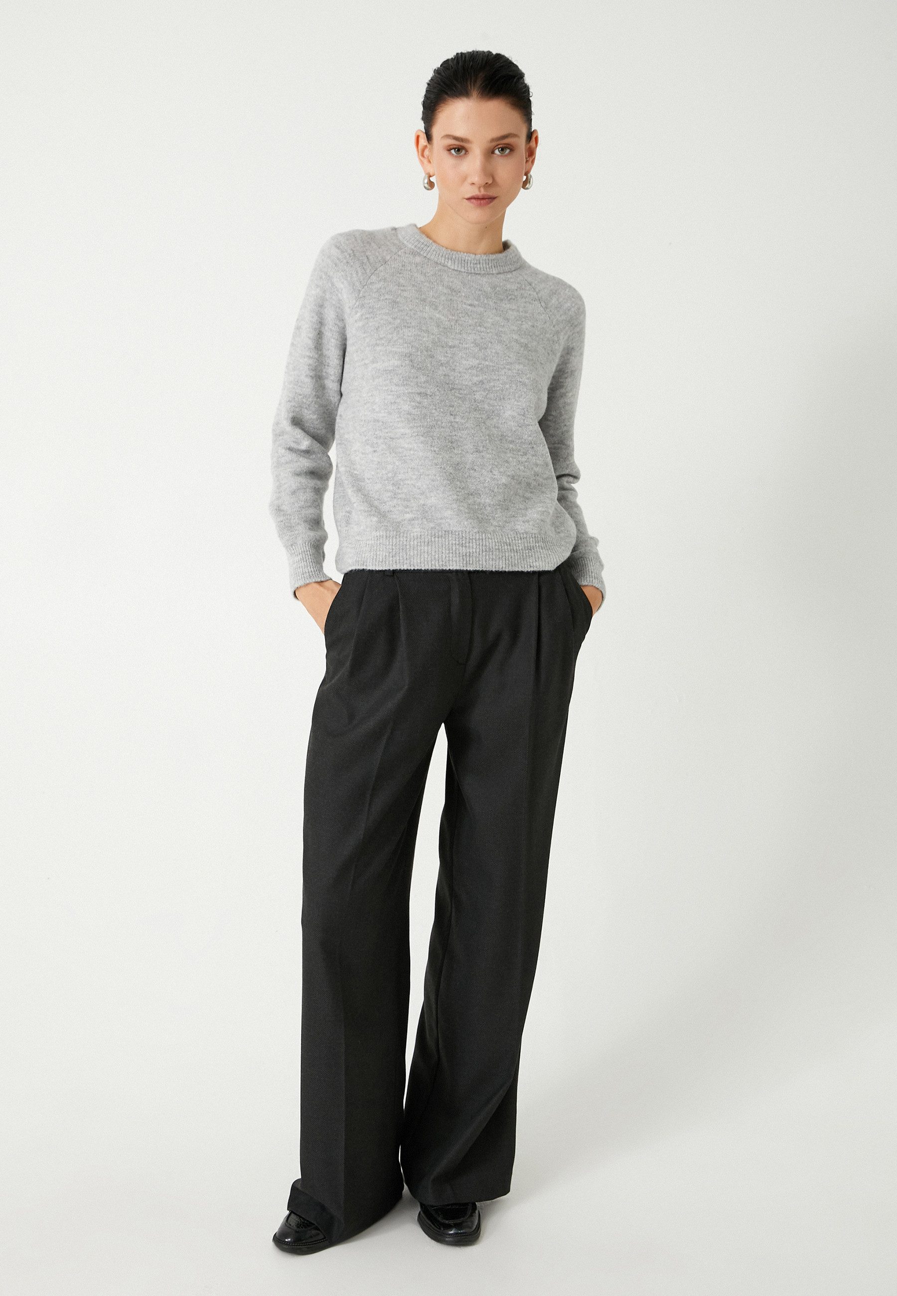 Koton Rundhalspullover Rundhalsausschnitt Regular Rundhalspullover