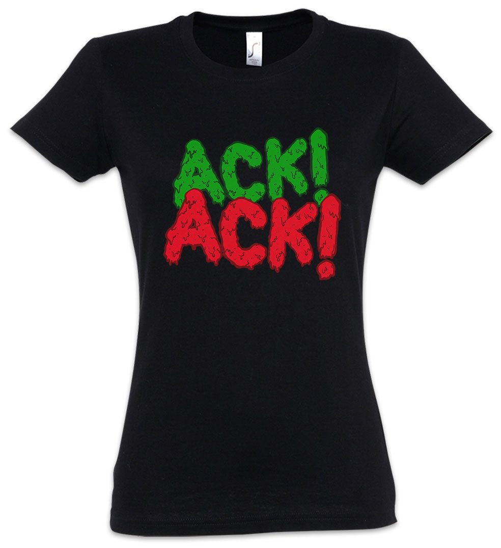 Urban Backwoods Print-Shirt Urban Backwoods Ack Ack Damen T-Shirt Mars Alien Ufo Attacks Martians (1-tlg) Marsianer James Dale Attack