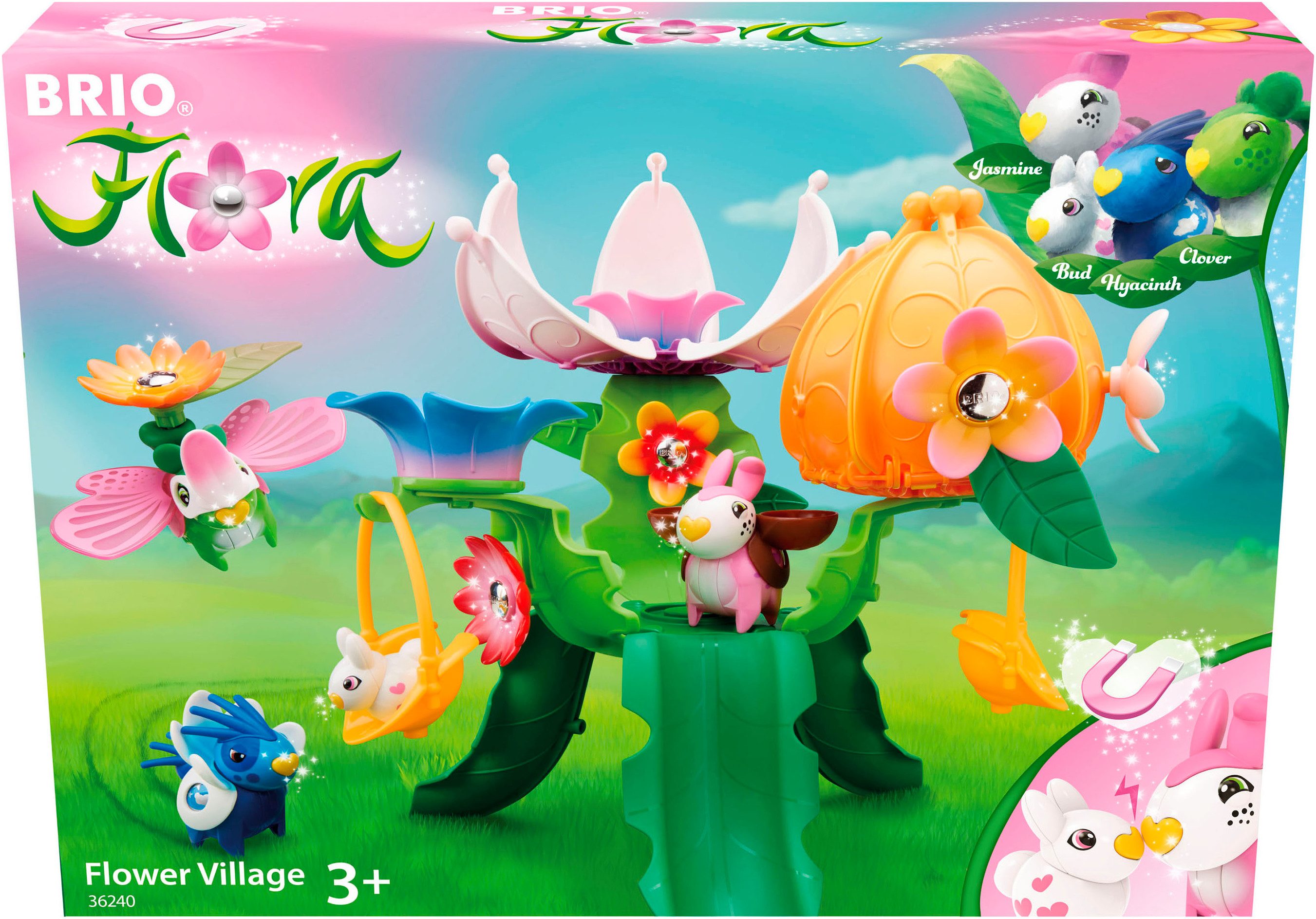 BRIO® Spielwelt BRIO Flora, Starter-Set Blumendorf (36240), (25-tlg)