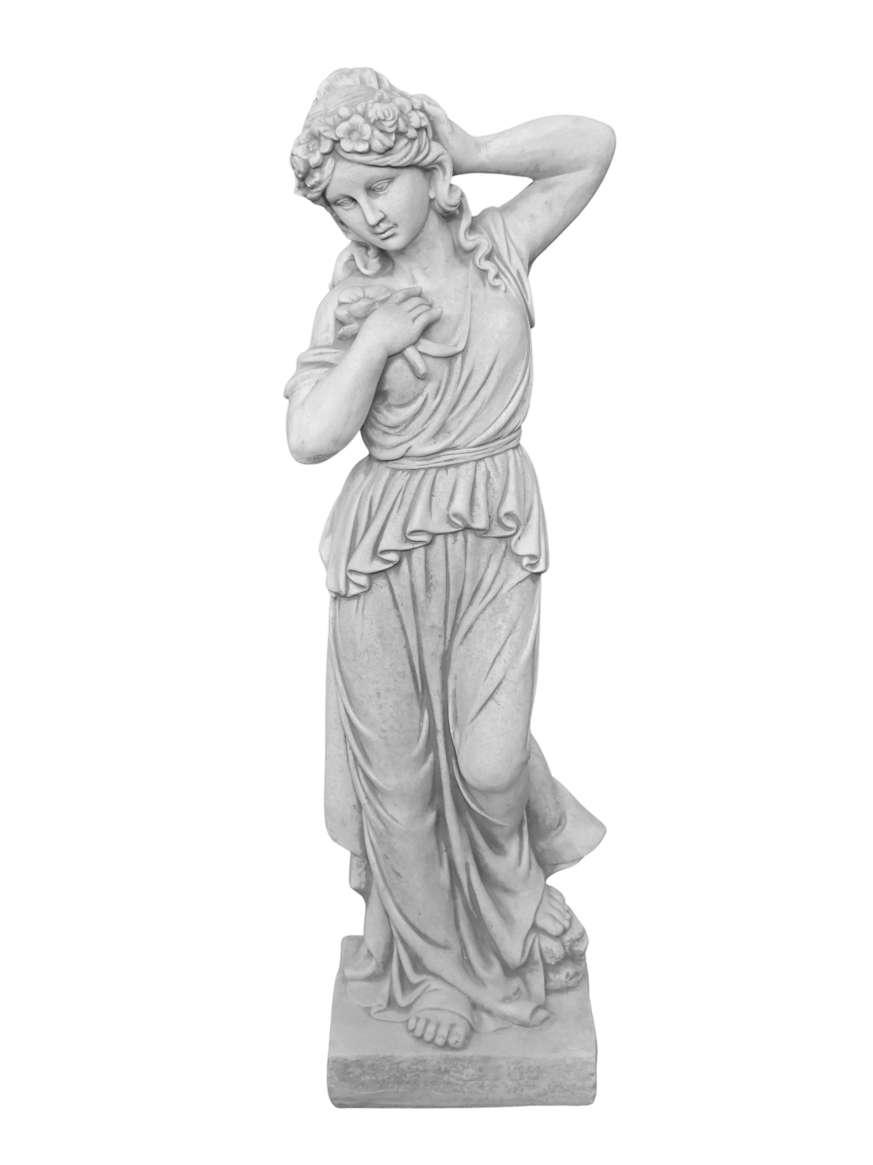 gartendekoparadies.de Gartenfigur Statue der Lena, griechische Mythologie, H. 95 cm, 48 kg, Frostsicher