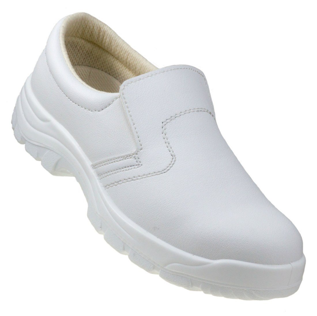Urgent Sicherheitsschuhe Arbeitsschuhe Küchenschuhe Zehenschutz WEISS Arbeitsschuh