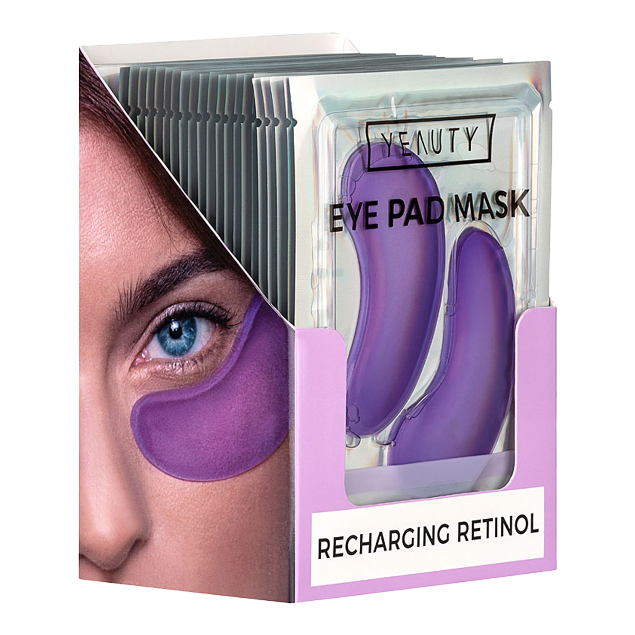 Yeauty Augenpads YEAUTY Eye Pad Mask Recharging Retinol - 25 Paar