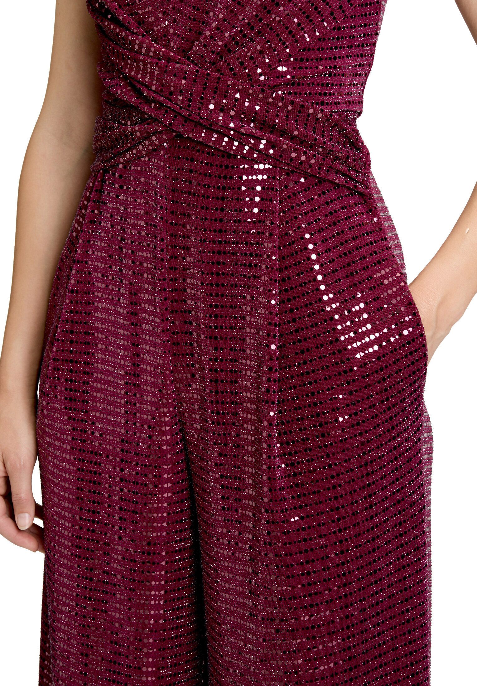 Vera Mont Overall Damen im Glitzer-Look (1-tlg)
