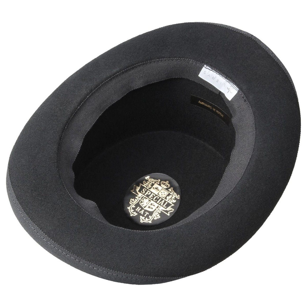 Lierys Filzhut (1-St) Zylinder mit Ripsband, Made in Germany