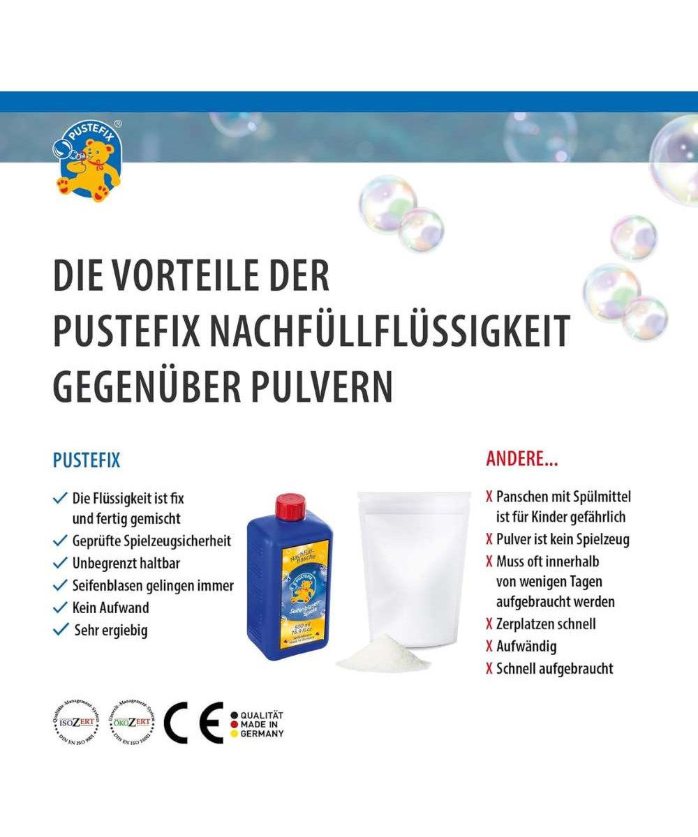 PUSTEFIX Seifenblasenmaschine Seifenblasen Pustefix Nachfüllflasche günstig online kaufen