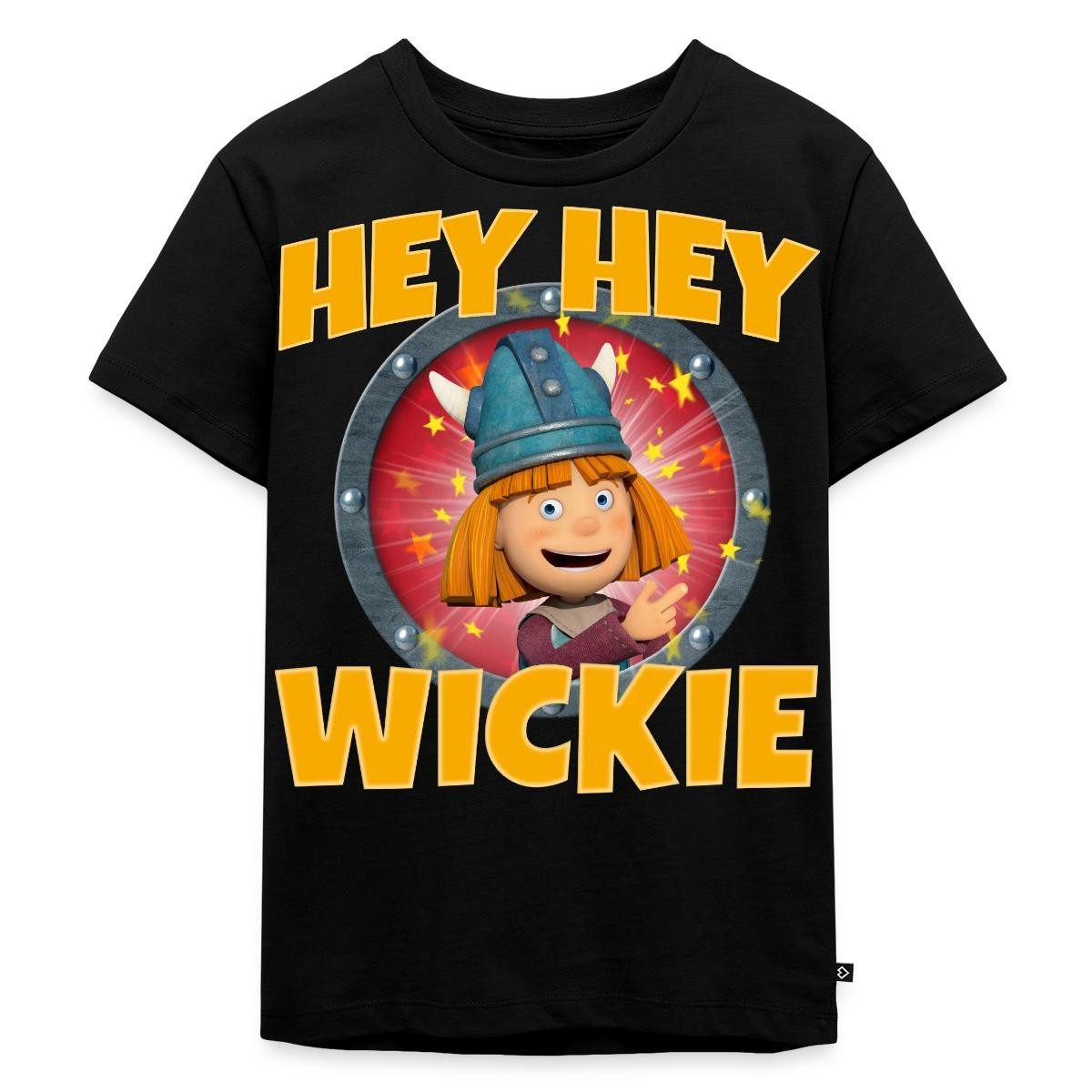 Spreadshirt T-Shirt Wickie Und Die Starken Männer Hey Hey Wickie Lied Kinder Premium T-Shi (1-tlg)