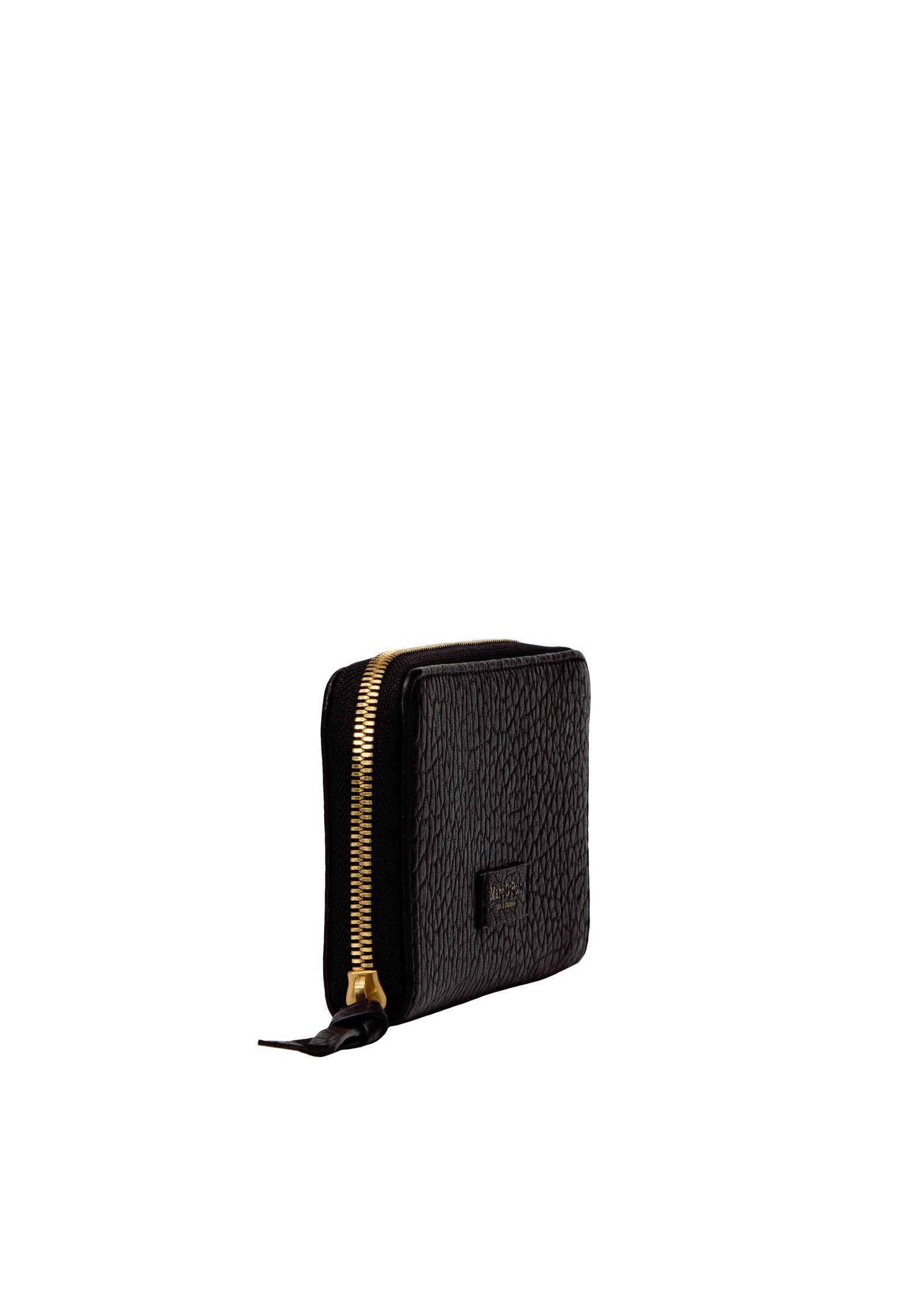 Marc O'Polo Geldbörse aus markant genarbtem Schafleder