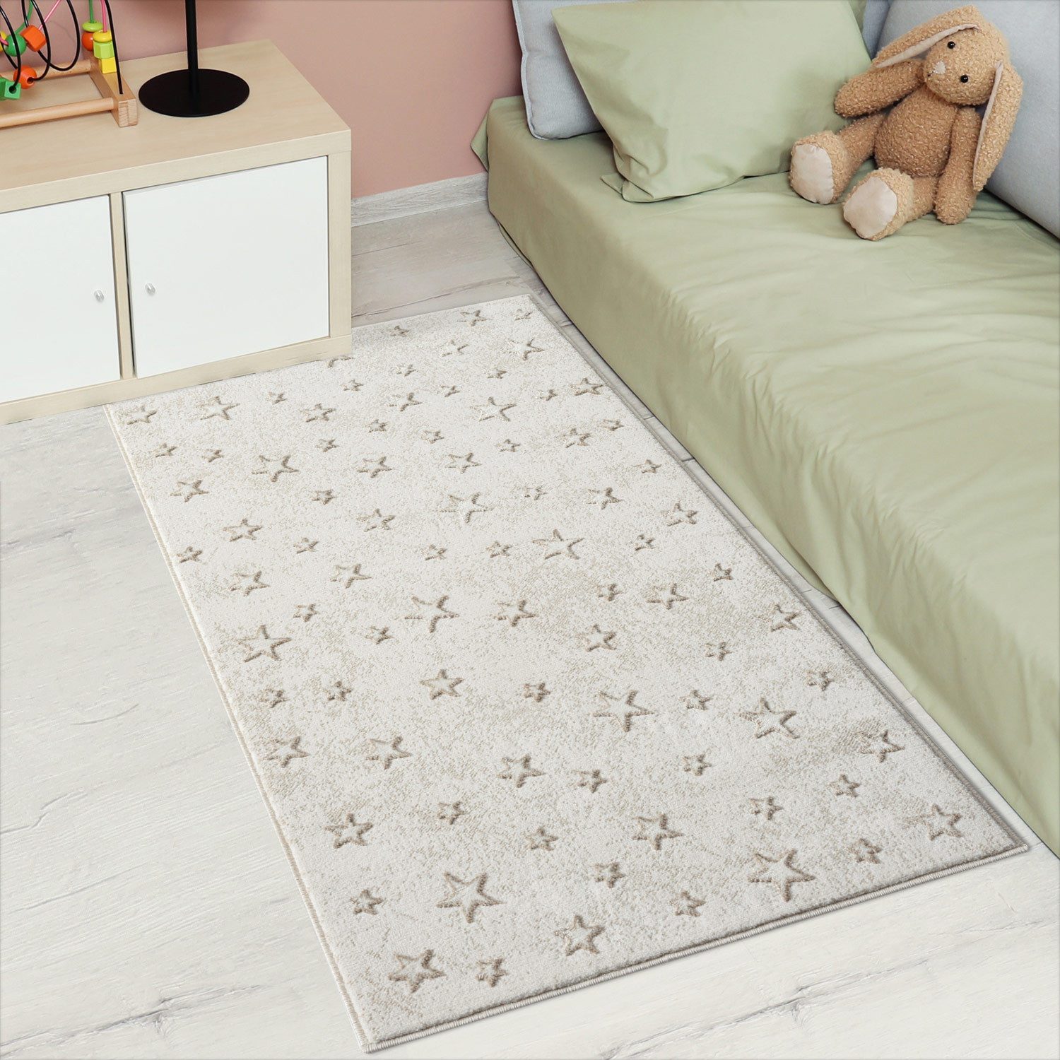 Carpet City Kinderteppich MARA725, rechteckig, Höhe: 11 mm, Kinderzimmer, Kurzflor,robust,Tiere, Spielzimmer