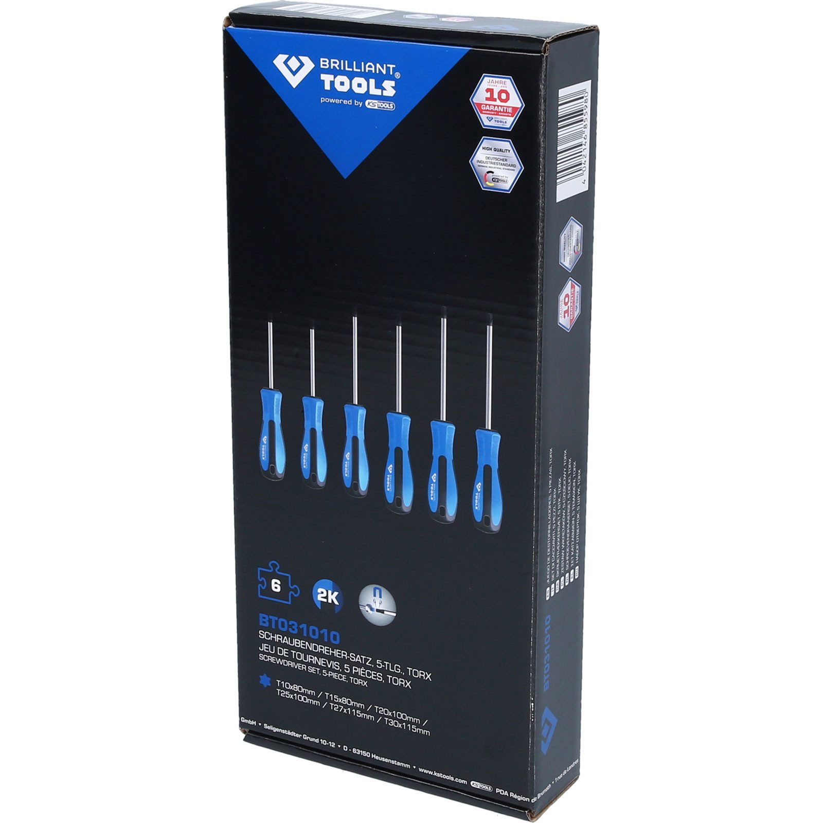 Thumbnail - Brilliant Tools Schraubendreher BRILLIANT TOOLS Schraubendreher-Satz 6tlg. TORX - BT031010