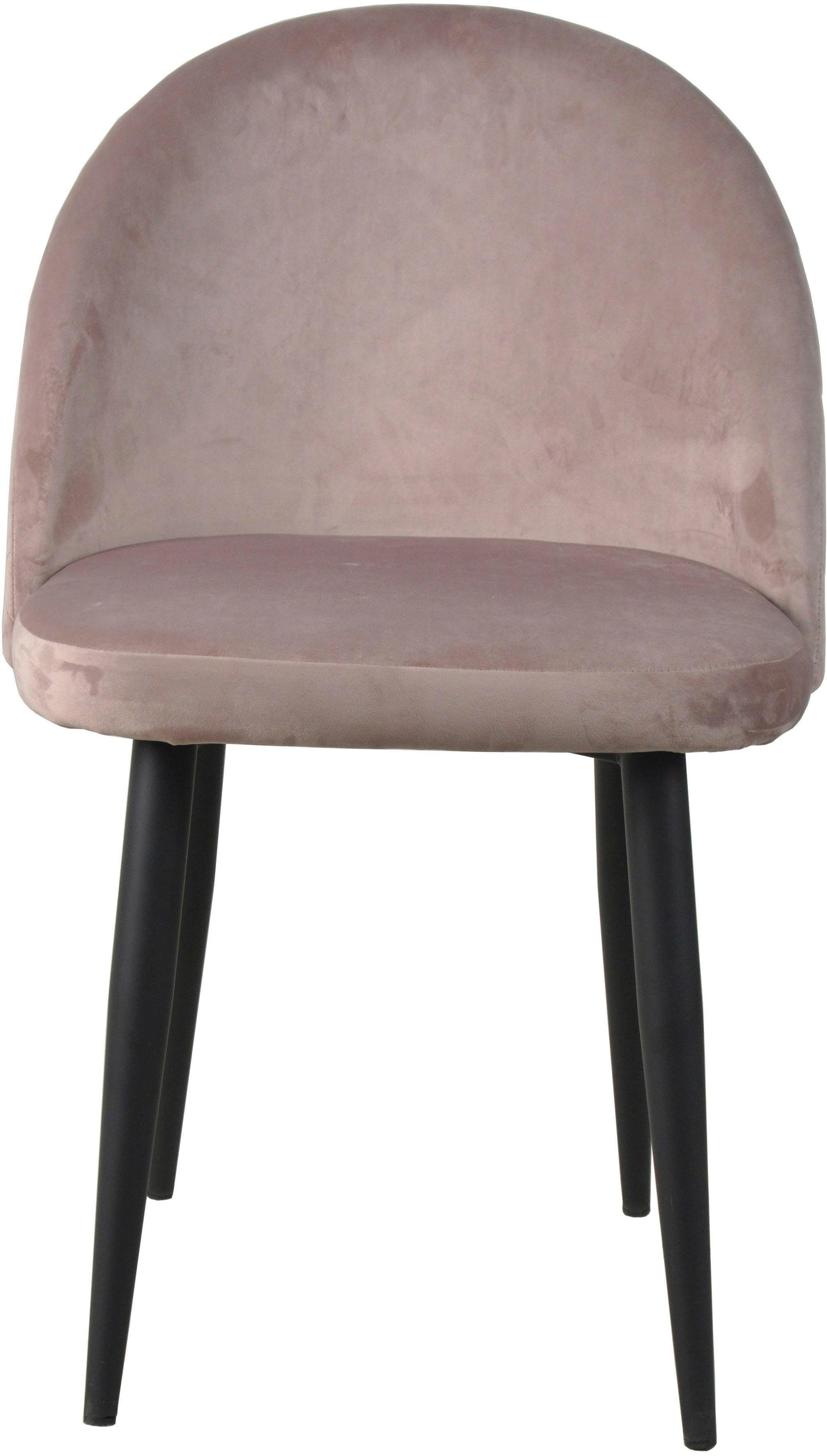 SIT Polsterstuhl Sit&Chairs (Set, 2 St), mit weichem Samtvelours
