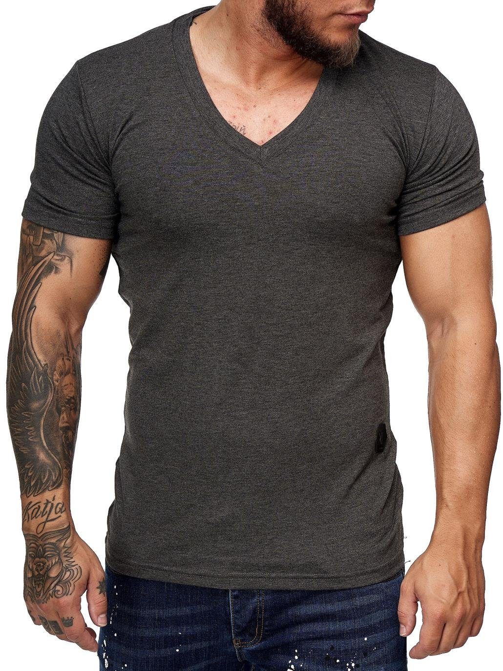 Code47 T-Shirt T-Shirt Oversize 8031 (1-tlg) Antrazit
