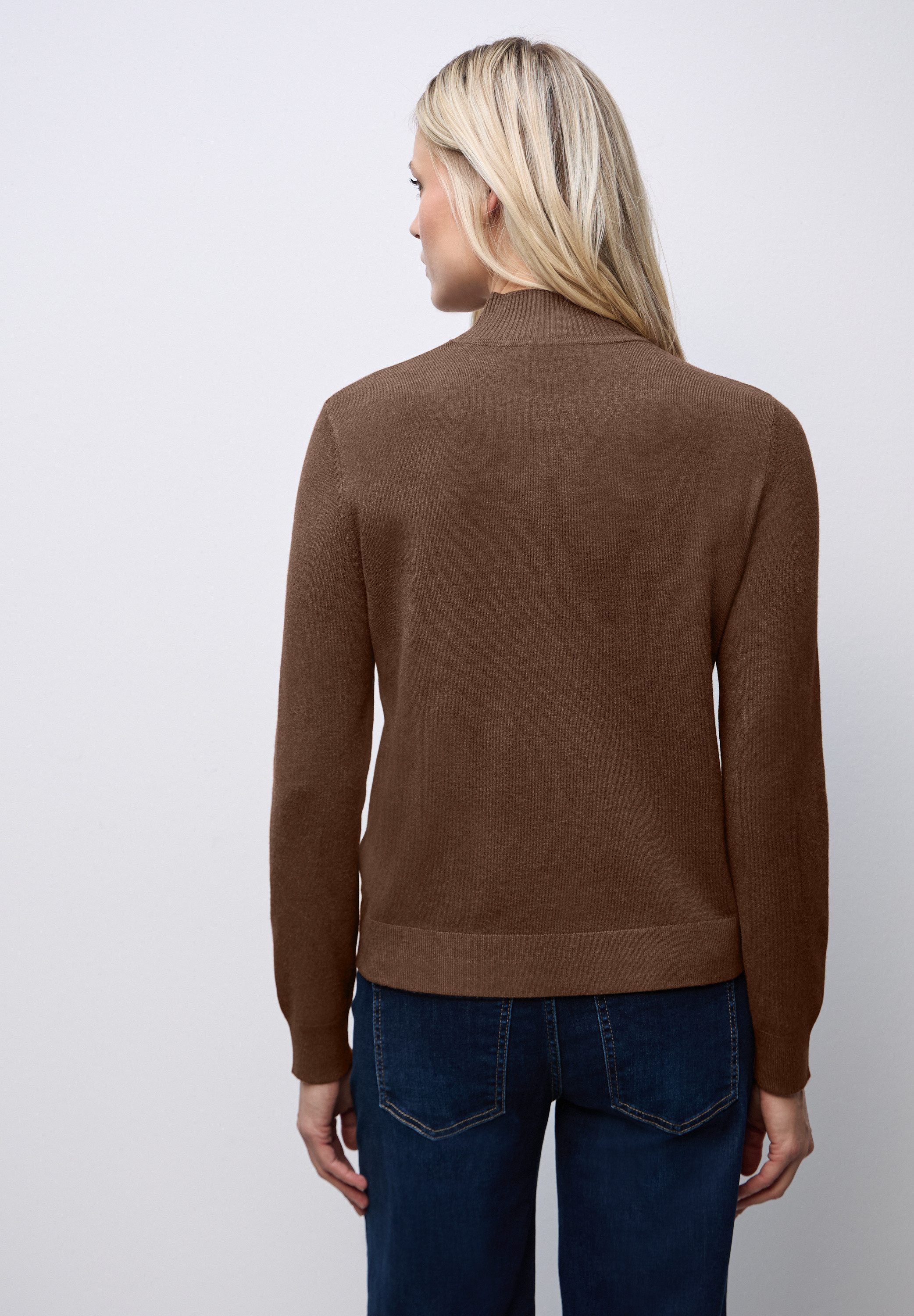 STREET ONE Rollkragenpullover Feinstrick