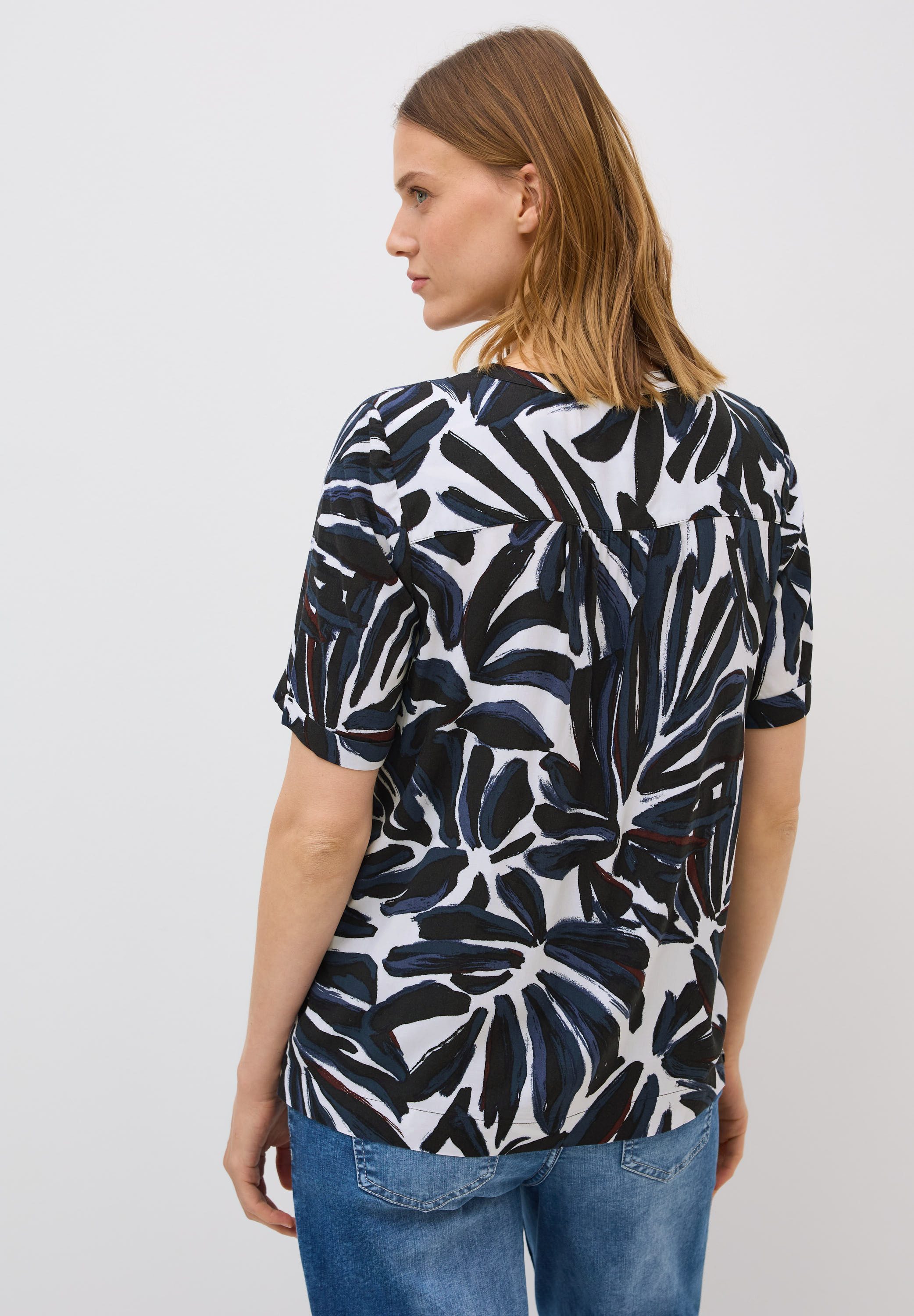 CECIL Shirtbluse Split Neck Tunika mit günstig online kaufen