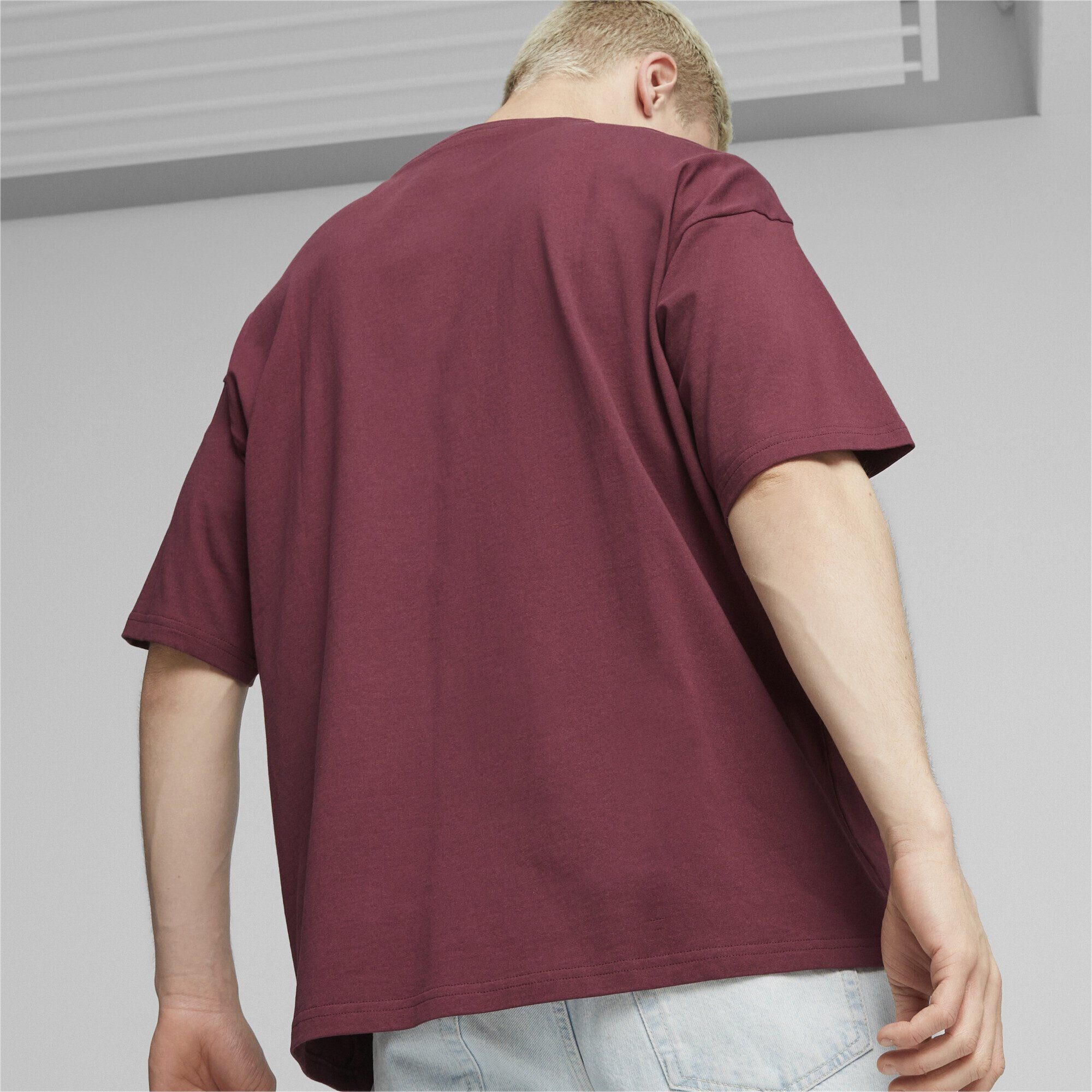 PUMA T-Shirt BETTER CLASSICS T-Shirt Dark Herren Red Jasper