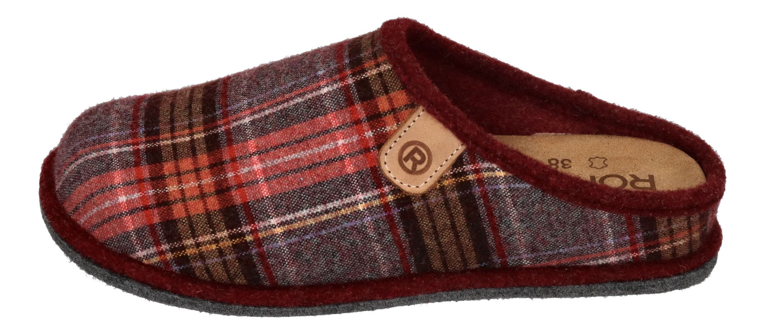 Rohde LUCCA-D 6821 Hausschuh Weinriót