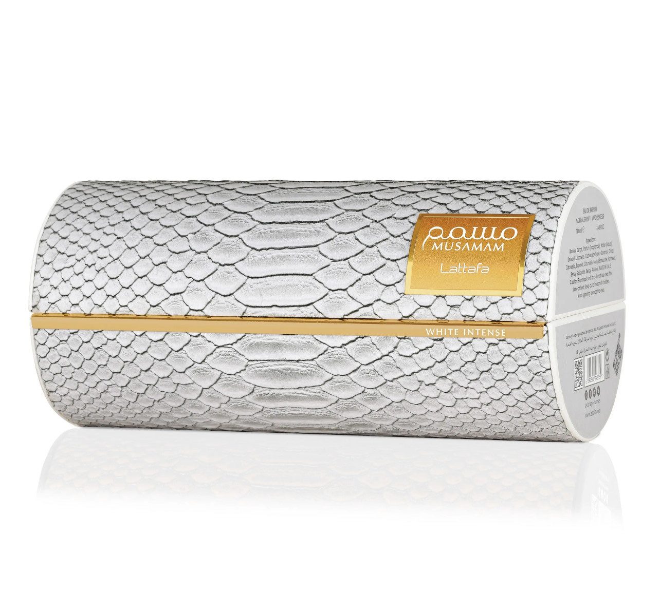 Lattafa Eau de Parfum Musamam White Intense, Unisex, 100 ml مُسَمَّم, 100% Original aus U.A.E, Intensive Langlebigkeit