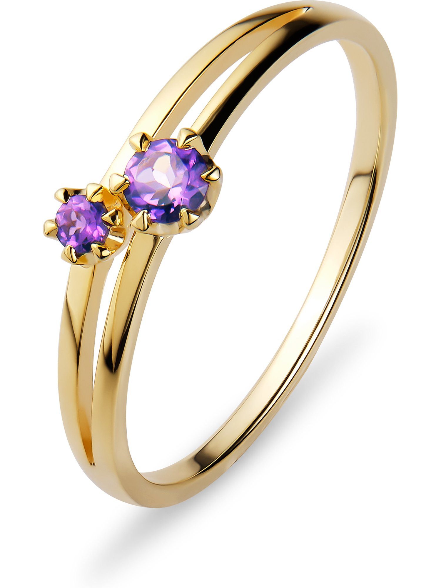 CHRIST Goldring CHRIST Damen-Damenring 1 Farbstein