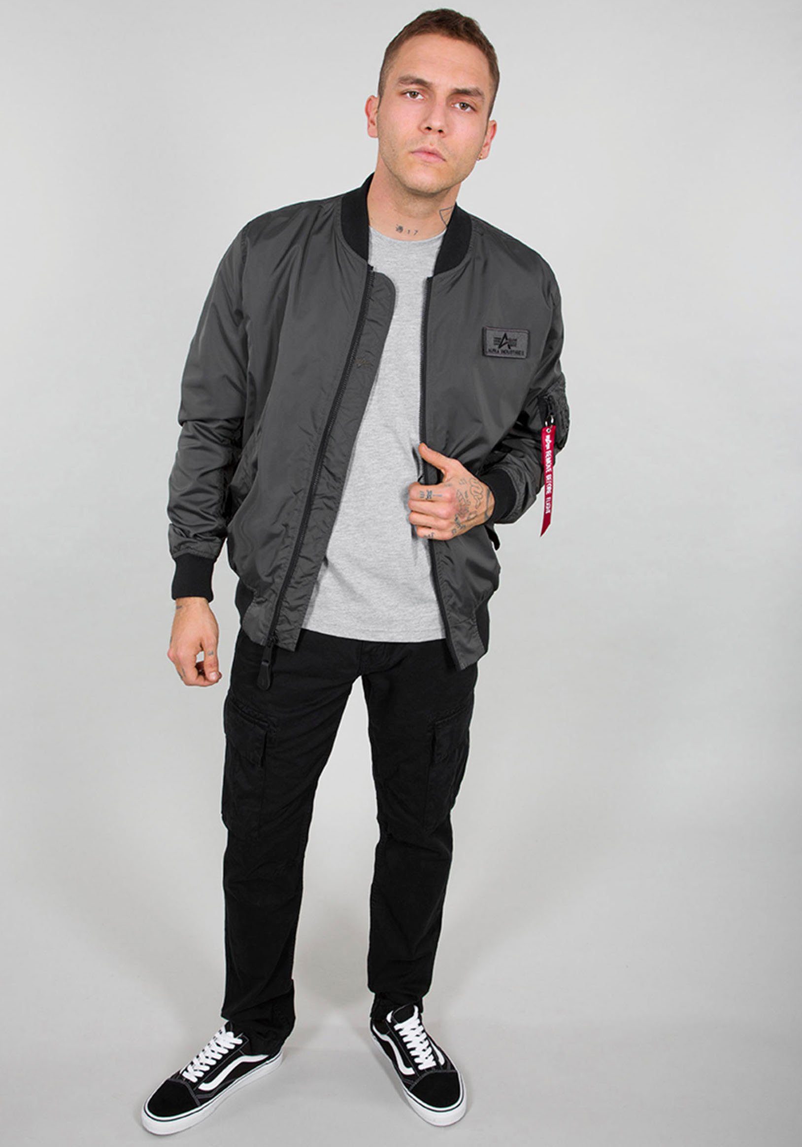 TTC MA-1 black Bomberjacke grey Alpha Industries