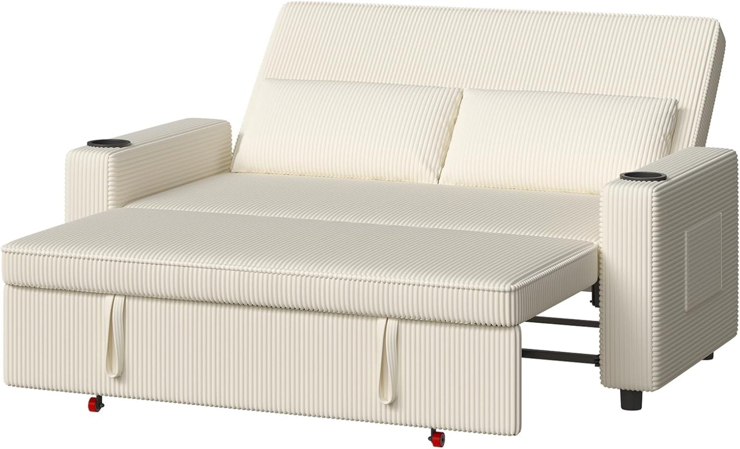 GUNJI Sofa Mit Bettfunktion, mit ausziehbarer sofas wohnzimmer, Hochwertige günstig online kaufen