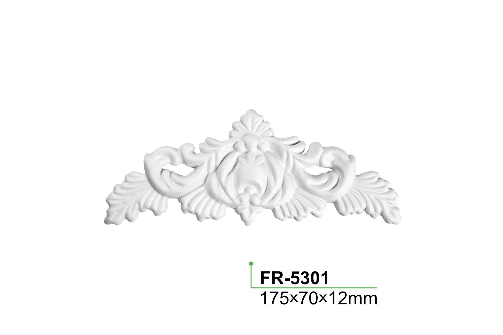 FR5301 Hexim Ornament (1 stoßfest PU Stuck 1750x70mm) Wanddekoobjekt