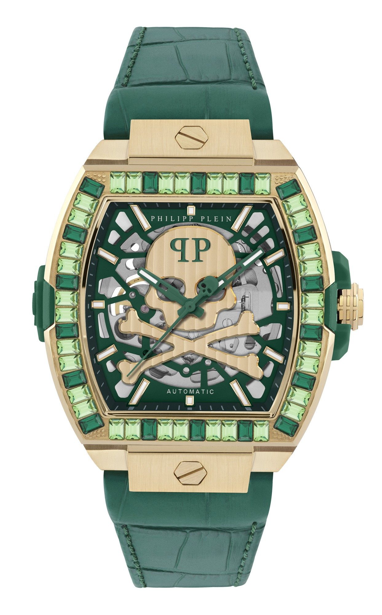 PHILIPP PLEIN Automatikuhr THE SKELETON BAGUETTES