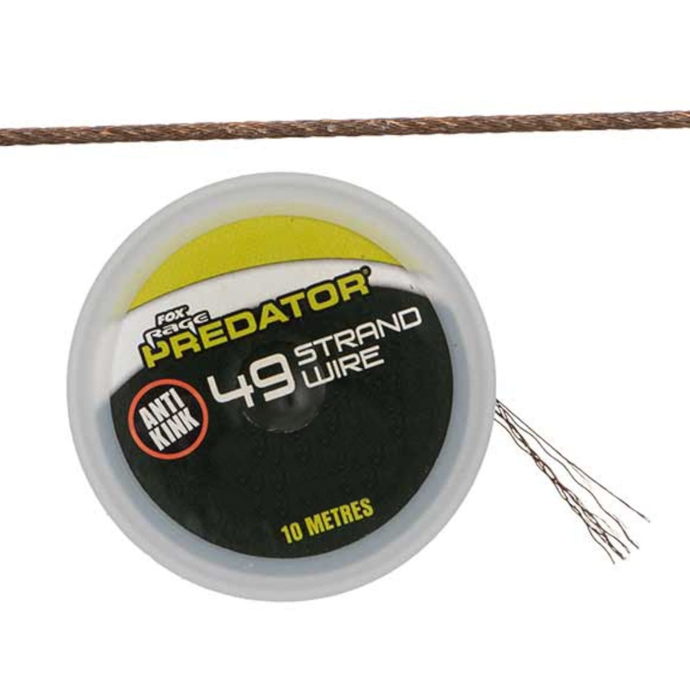 Vorfachschnur Fox Rage Predator 49-Strand Coated Steel Wire - 10m Stahlvorfach