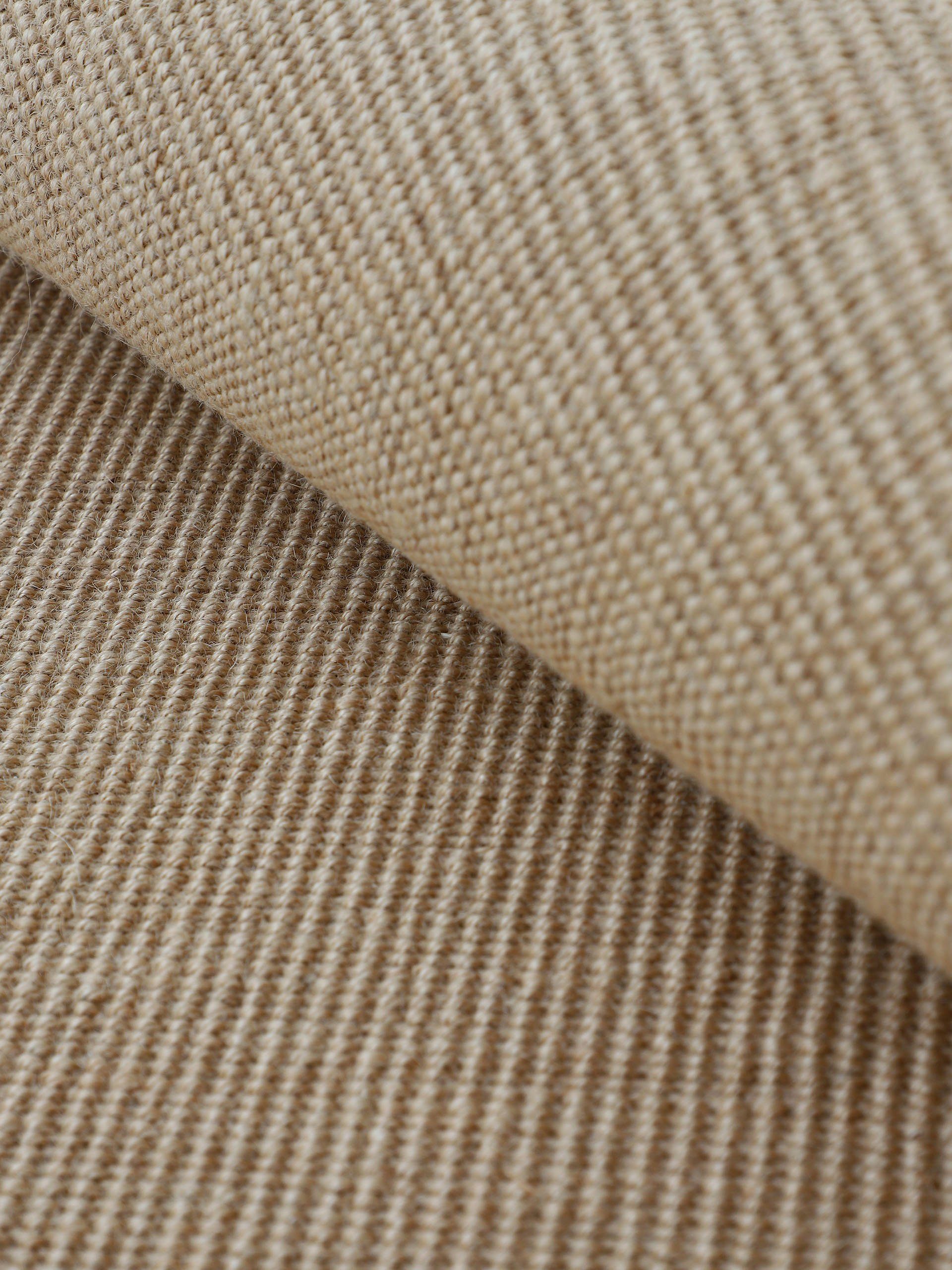 grau farbiger Bordüre, mit Rückseite Anti 5 mm, carpetfine, rechteckig, Höhe: Sisal, Läufer Rutsch