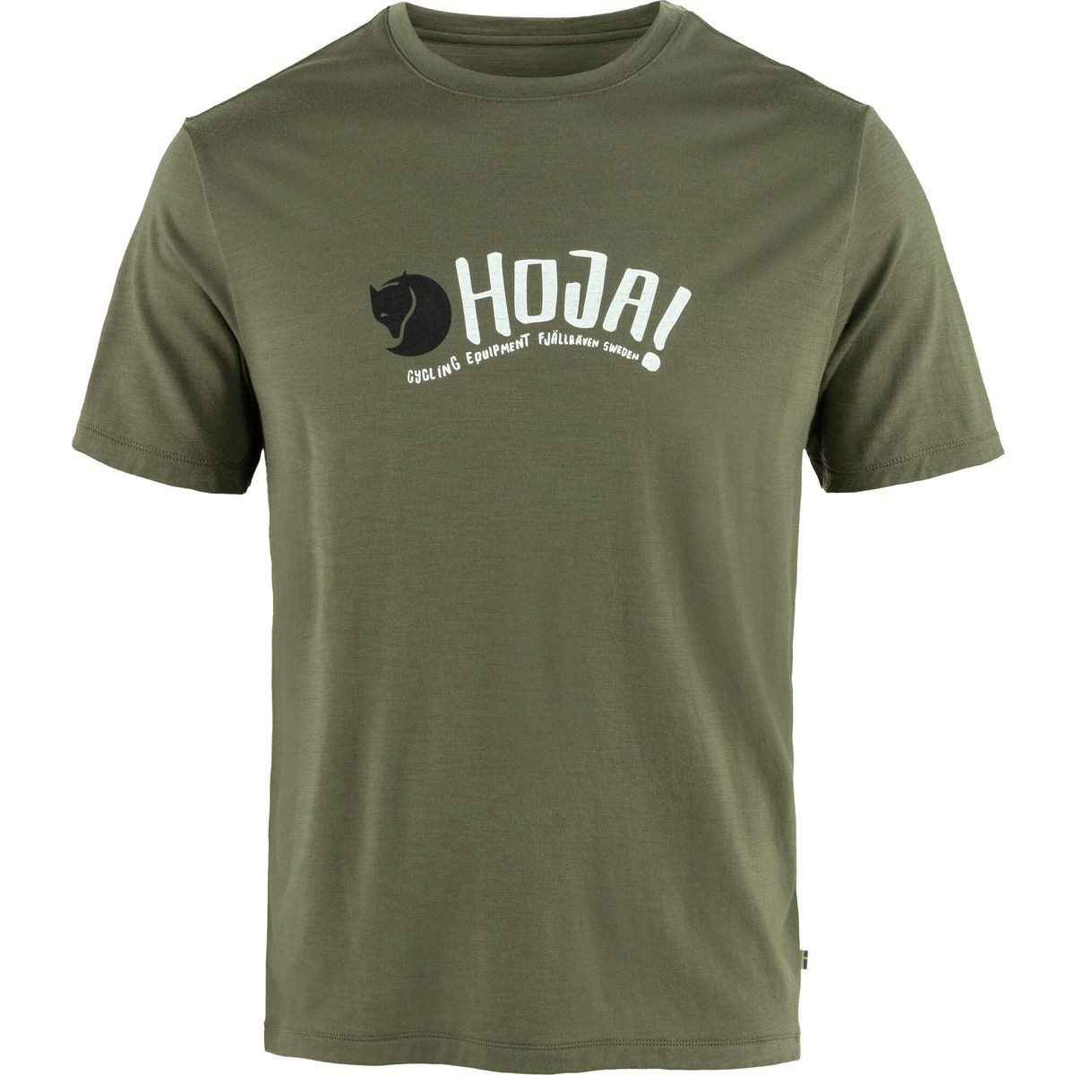 Fjällräven Kurzarmshirt Hoja Wool T-shirt M Funktionales Herren-T-Shirt aus Merinowoll-Polyestermischung, ideal