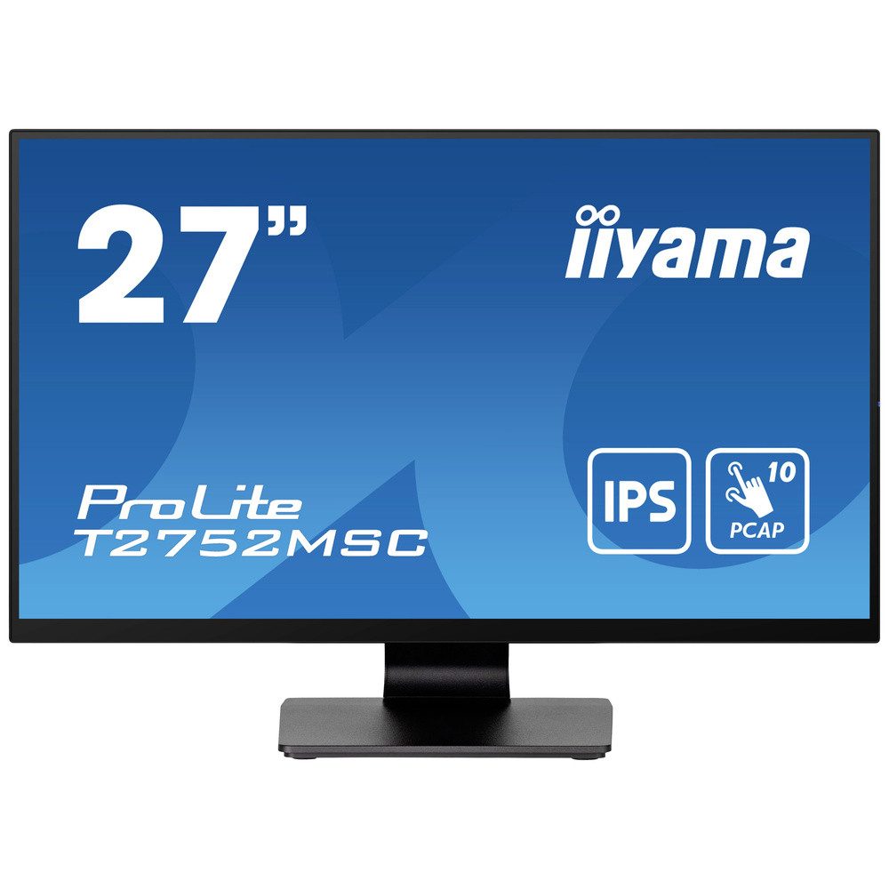 Iiyama Iiyama ProLite T2752MSC-B1 Touchscreen-Monitor EEK: E (A - G) 68.6 cm Smart Monitor