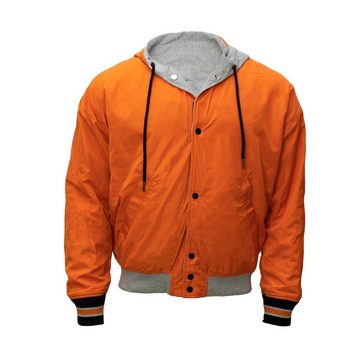 Diesel Kapuzensweatjacke 00SIGL-0JASY Beidseitig anziehbar (Grau / Orange)