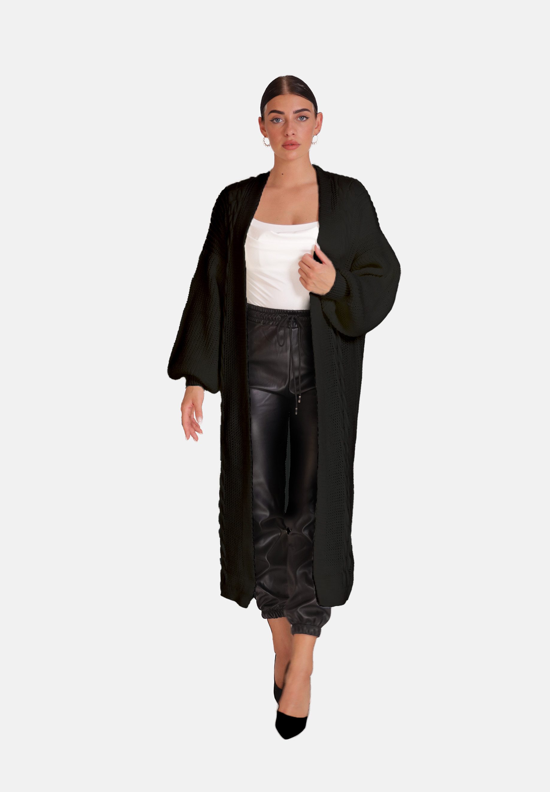 Elara Cardigan Elara Langer Damen Cardigan günstig online kaufen