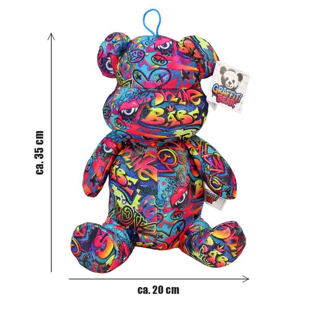 PMS Kuscheltier Graffiti Teddy "Jones" - ca. 32 cm (1-St)