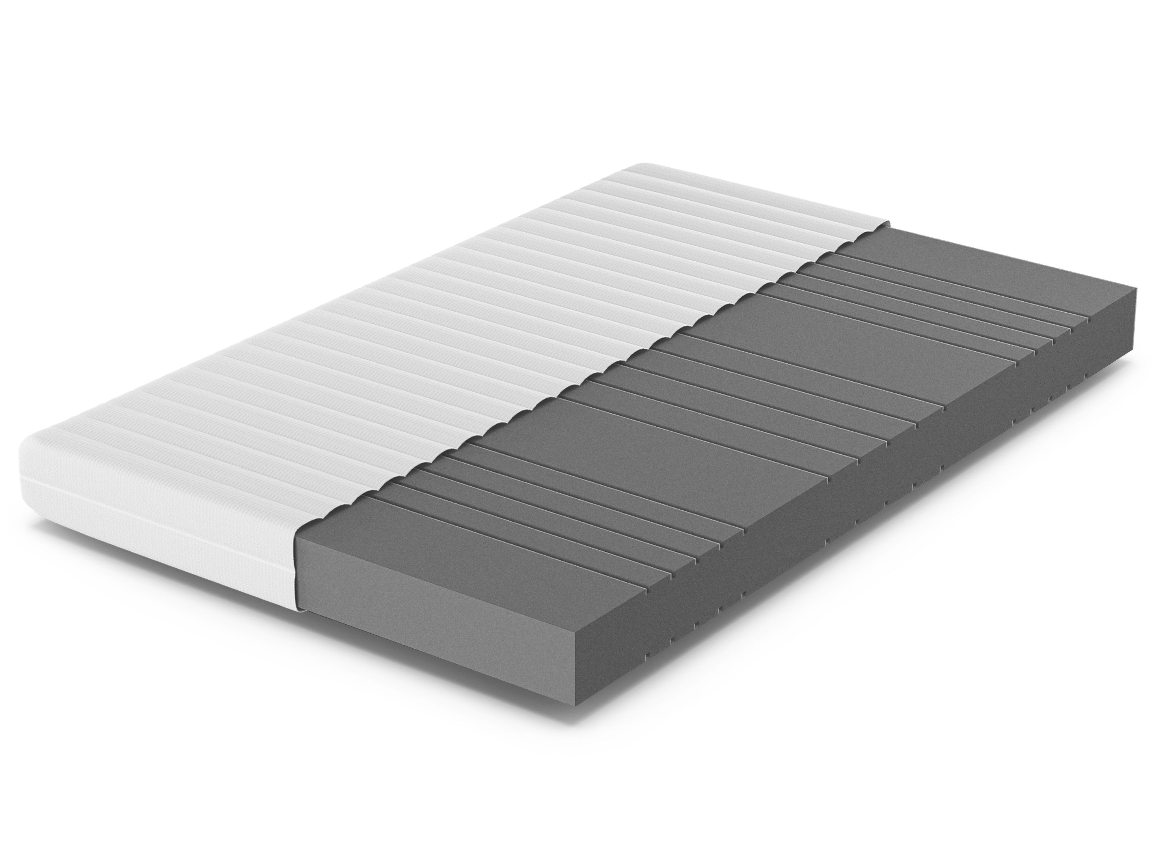 Kaltschaummatratze Betten-ABC KSP-500, 7 Zonen Matratze, 90x200cm, 140x200cm, Betten-ABC, 16 cm hoch, H2/H3 oder als Wendematratze H2/H3, ergonomisch, atmungsaktiv