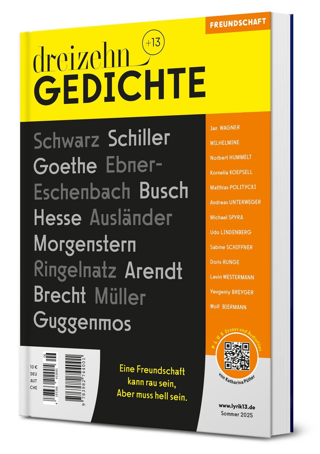 dreizehn +13 Gedichte / Oliver Wurm, Katharina Pütter, Barbara Heine