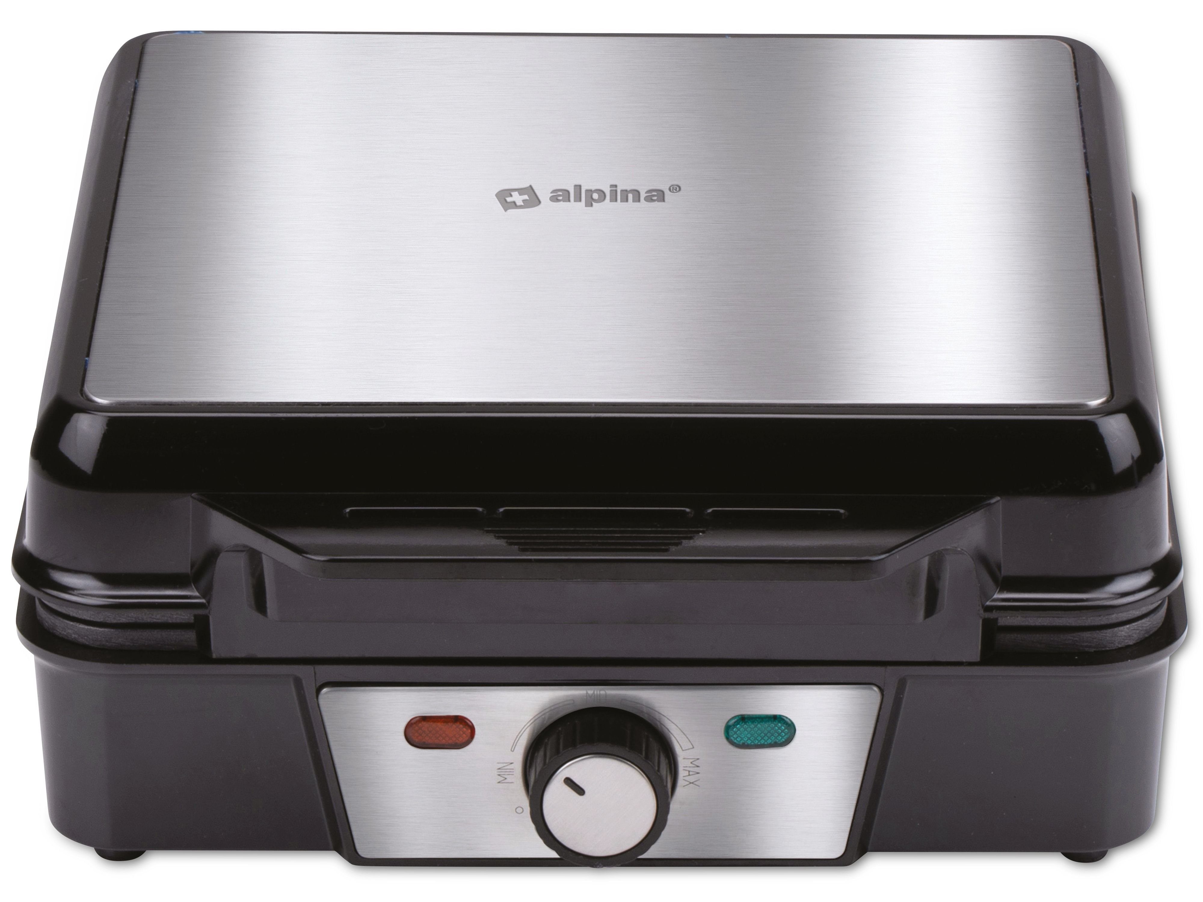 Alpina Toaster ALPINA Waffeleisen, 1200 W, Belgische Waffel