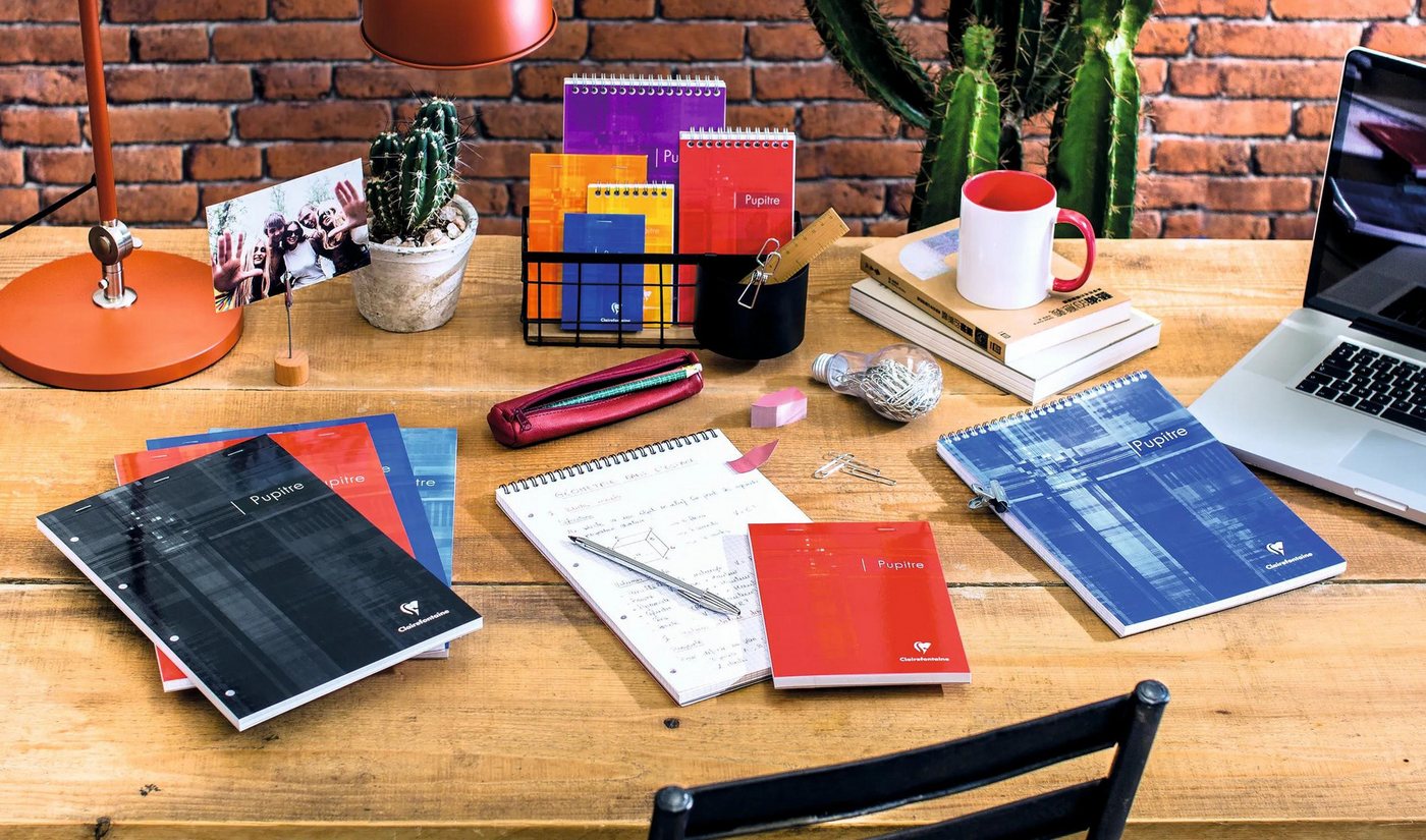 Thumbnail - CLAIREFONTAINE Notizblock 5x Notizblöcke 85x140cm,80 Blatt, 90g, liniert - Sortiert 8626C, Clairefontaine Metric