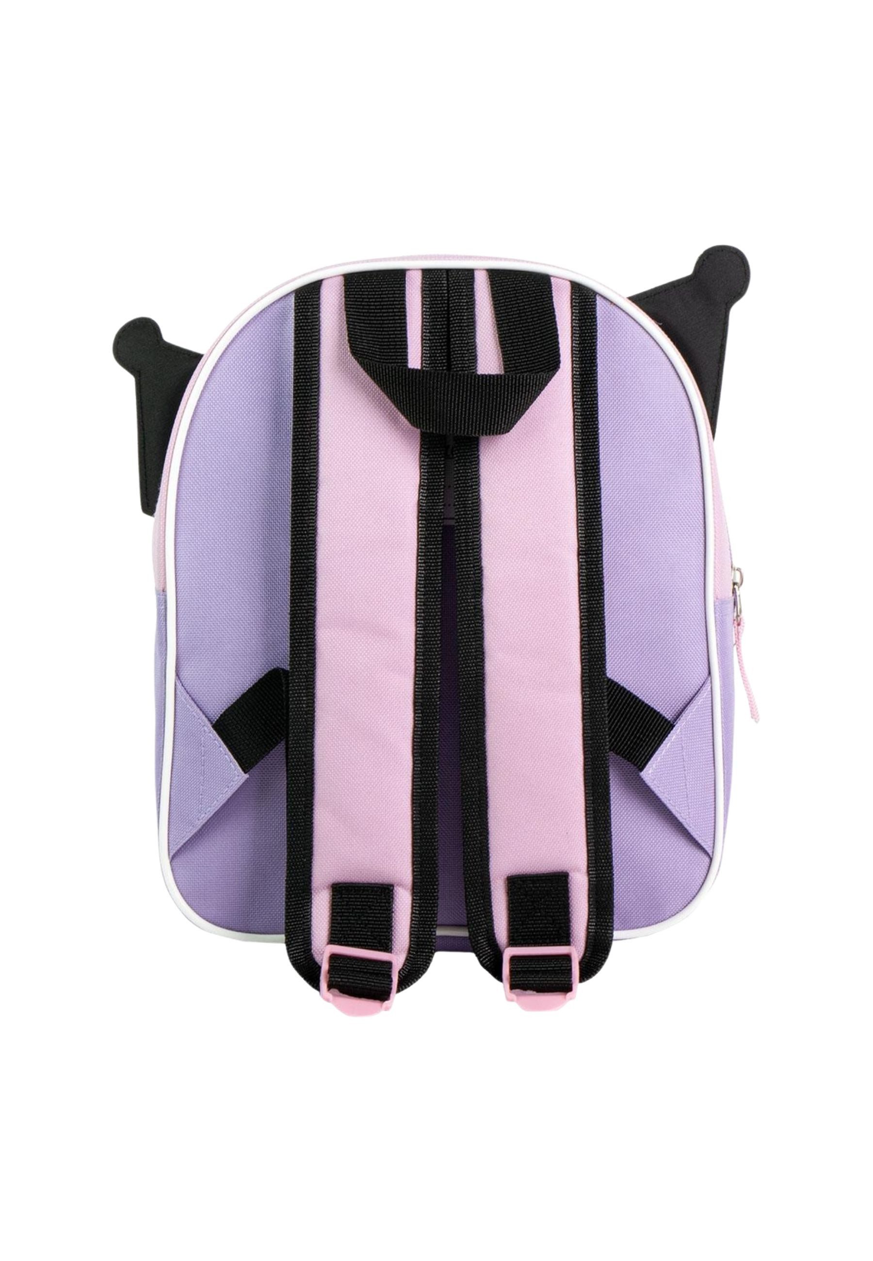 SANRIO Rucksack Kinderrucksack mit 3D-Applikationen - Hello Kitty und Kuromi (Set)