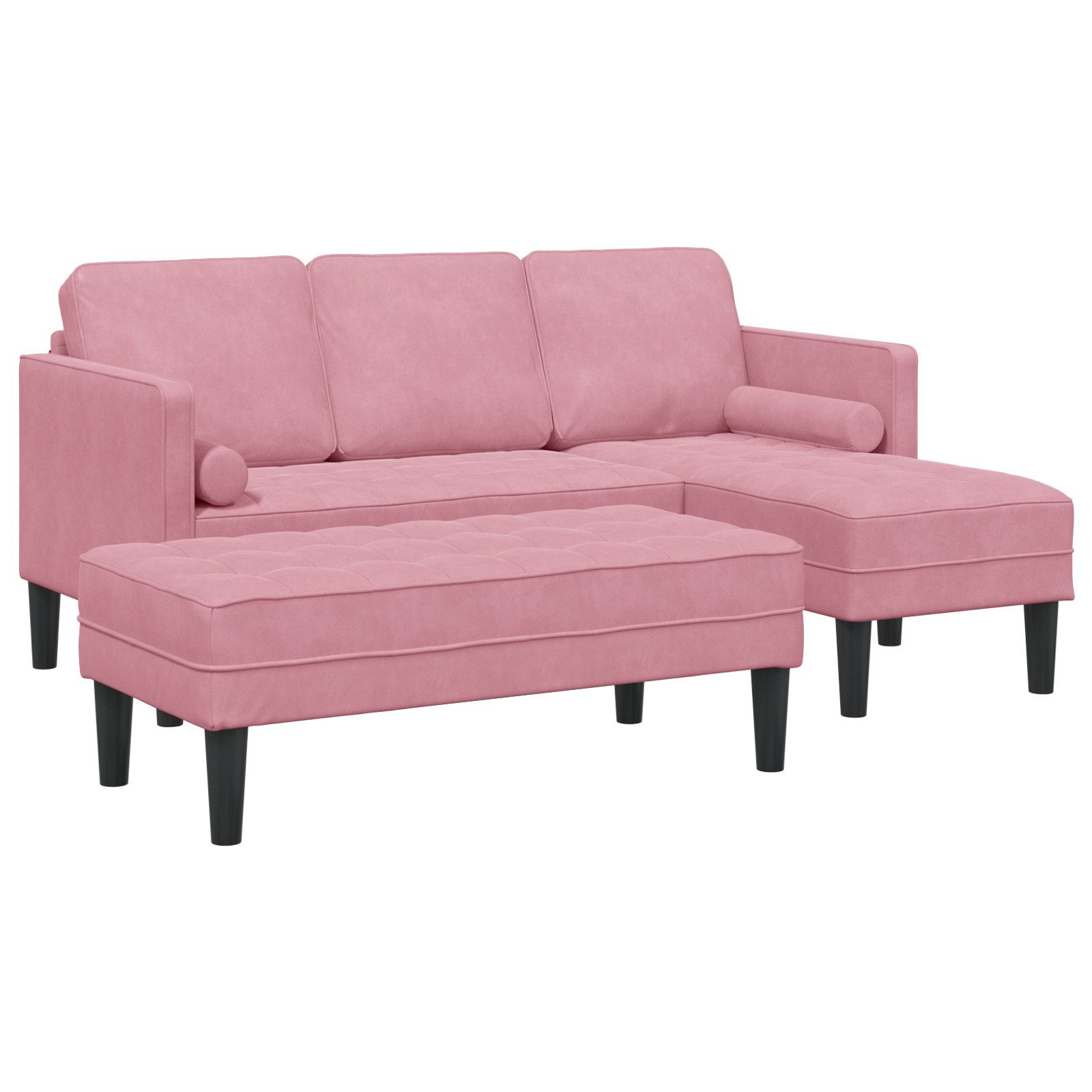 vidaXL Sofa Garten-Sofa mit Bank und günstig online kaufen