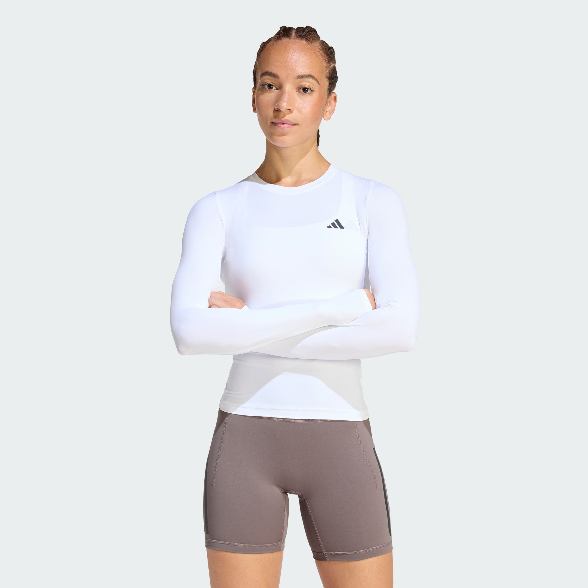 adidas Performance Longsleeve POWER ESSENTIALS WORKOUT CONTOUR LONGSLEEVE günstig online kaufen