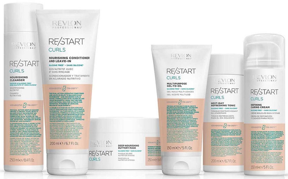 REVLON PROFESSIONAL Haarshampoo RE/START CURLS NOURISHING CLEANSER, Sanfte, pflegende Reinigung für lockiges, oder gewelltes Haar.