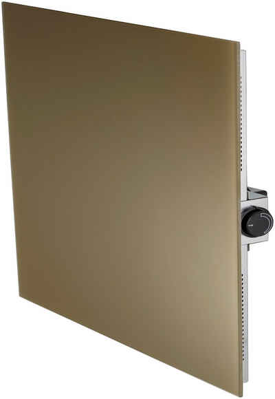 bella jolly Infrarotheizung Glasheizkörper 440W 60x60cm Dekorfarbe beige