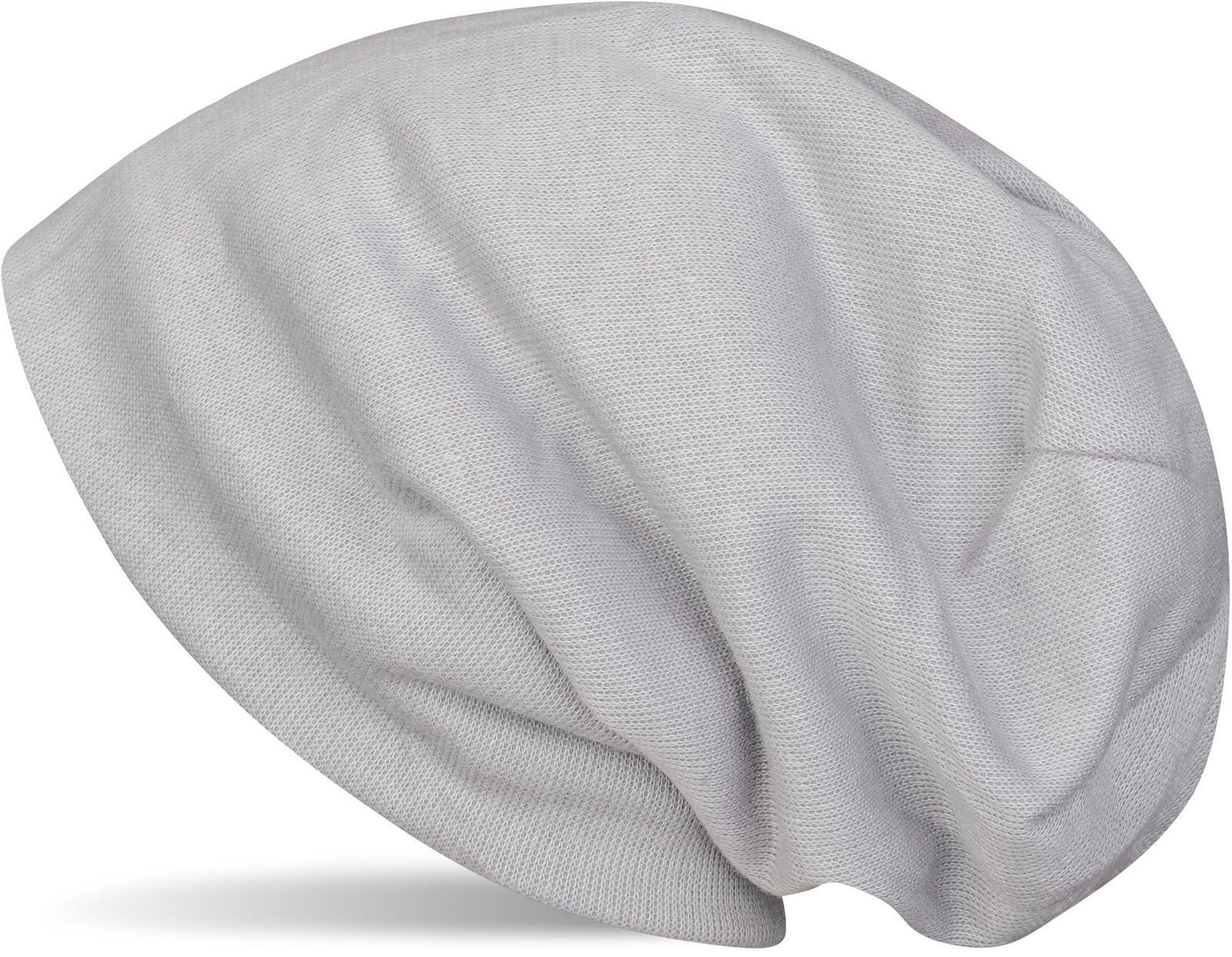 styleBREAKER Strickmütze Feinstrick Beanie Mütze unifarben mit Fleece (1-St)