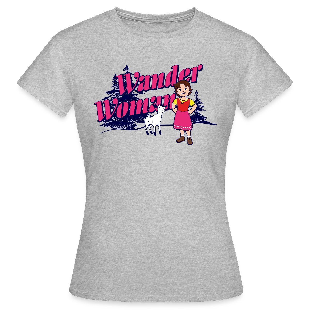 T-Shirt Heidi Wander Woman Frauen T-Shirt