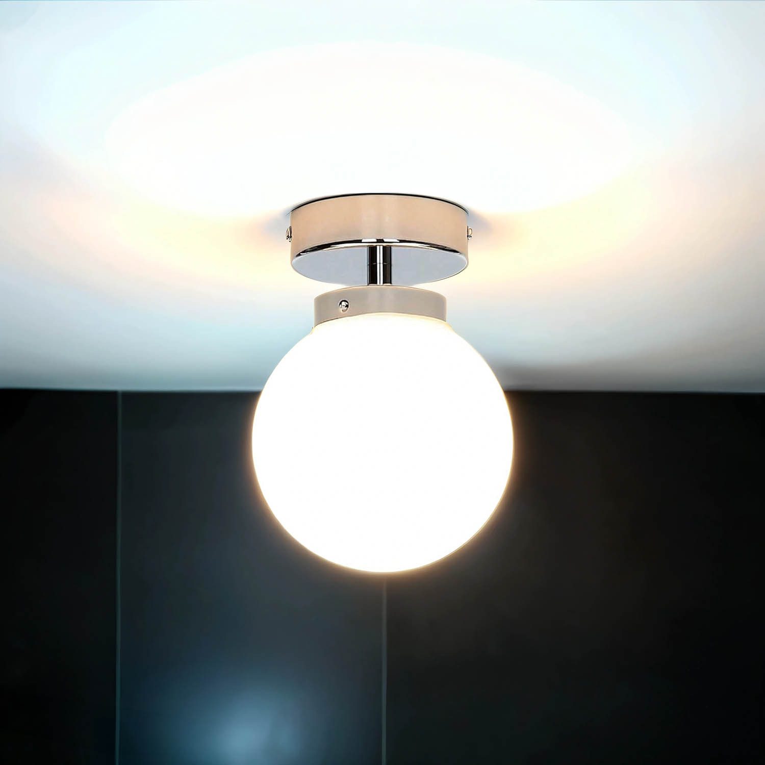 Licht-Erlebnisse Deckenleuchte TOHO, ohne Leuchtmittel, Badlampe günstig online kaufen