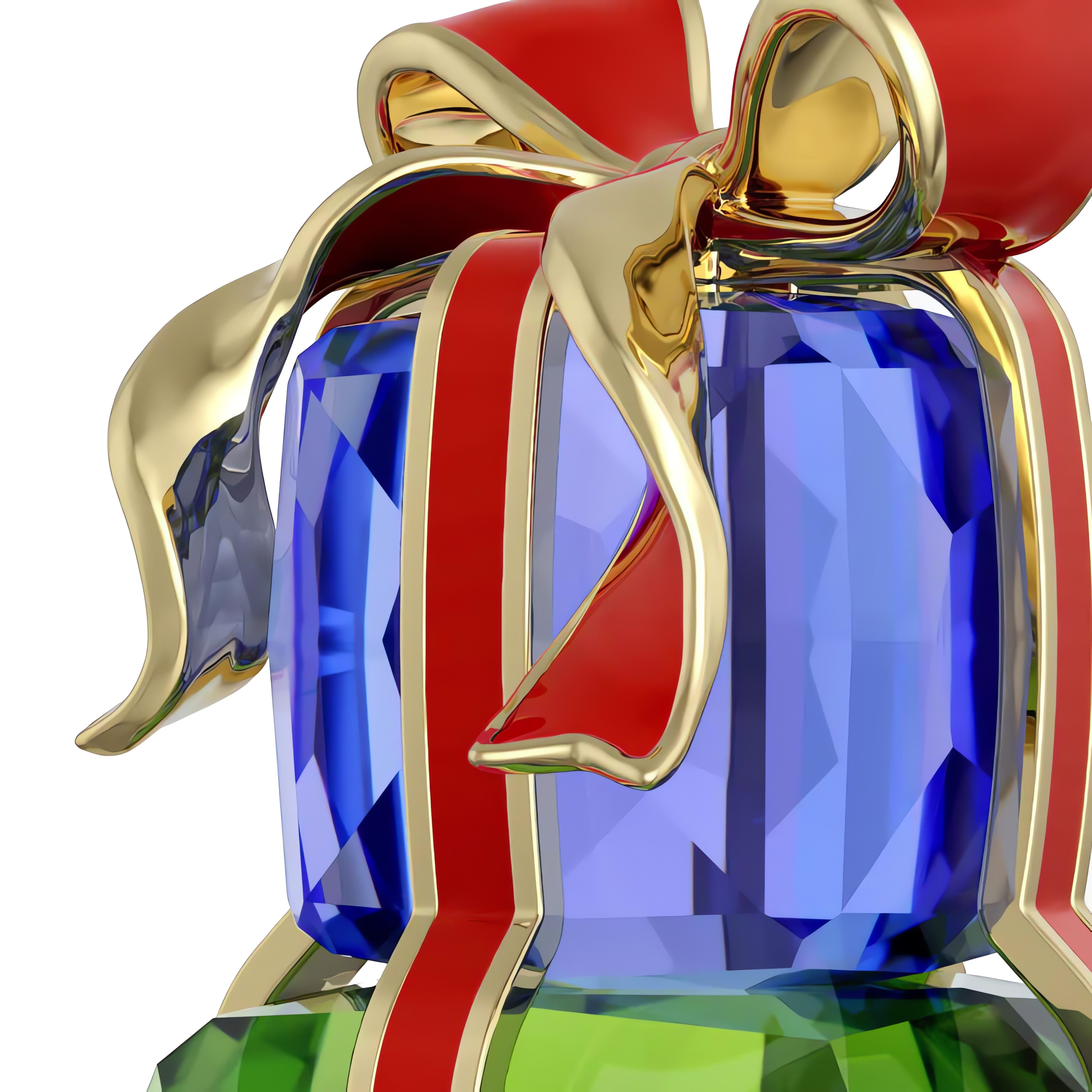 Swarovski Weihnachtsfigur Dekofigur Kristallfigur Sammelfigur Geschenke, (1 St) – Bild 4 von 4