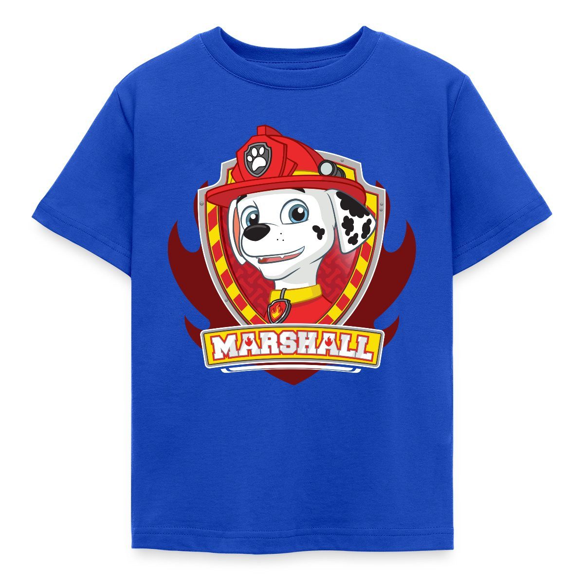 T-Shirt Paw Patrol Marshall Feuerwehrhund Feuerwehr Emblem Kinder T-Shirt