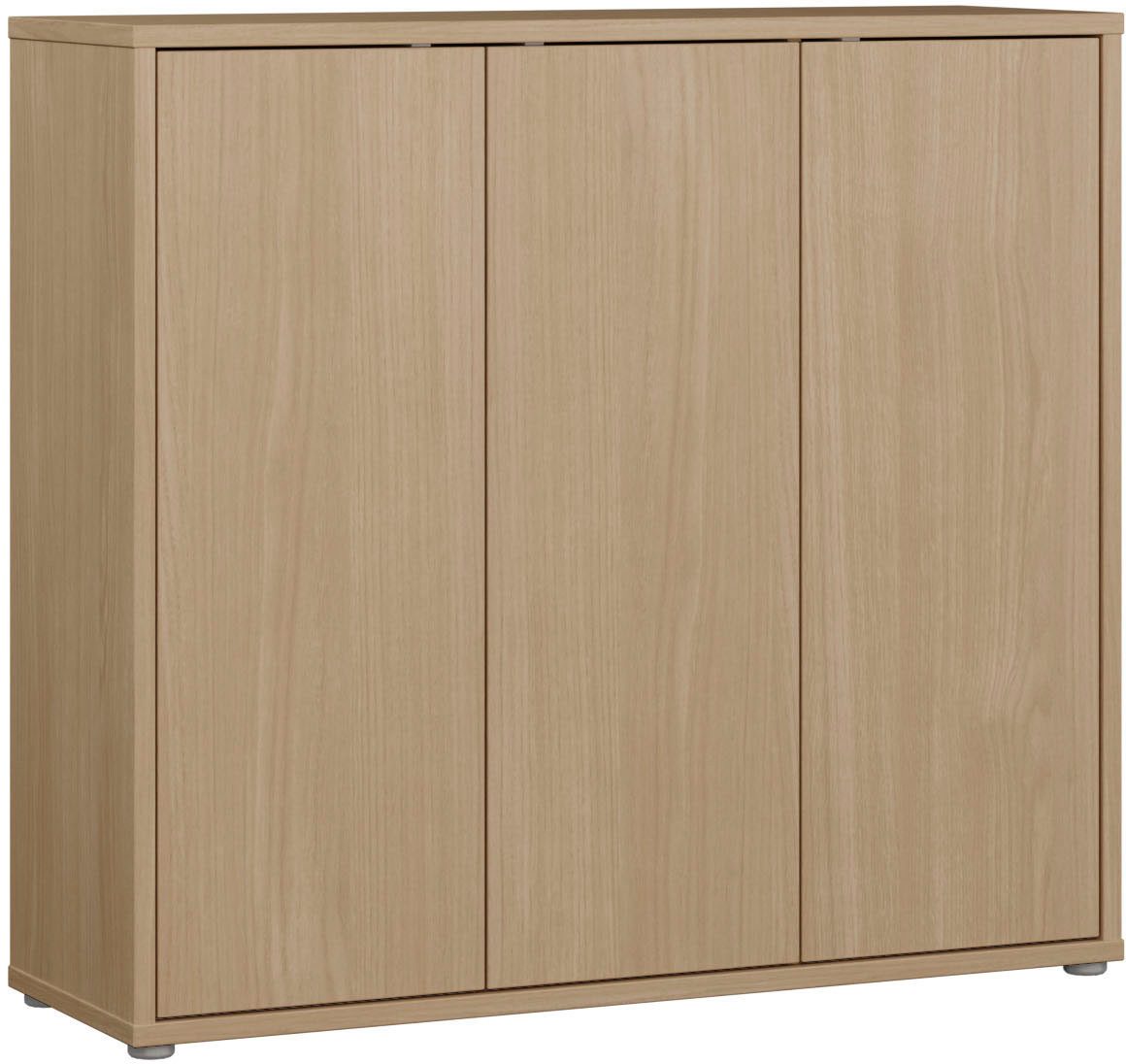 FORTE Schuhschrank Alice Springs, Schuhschrank, Platz für 20 Paar Schuhe, 3 Türen (B/H/T 109,2/99,1/34,9 cm) Stauraumschrank, Mehrzweckschrank, grifflose Front, Push to open